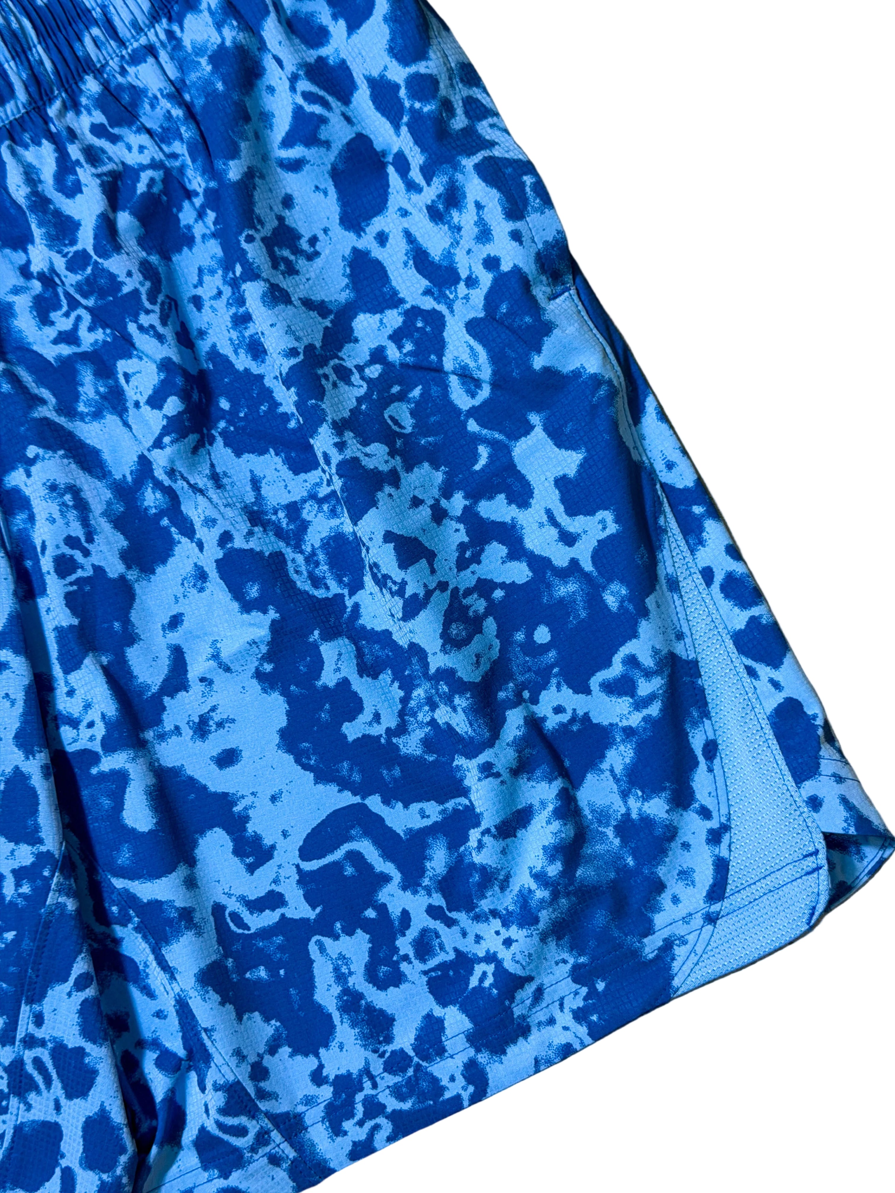 Pantaloneta Under Armour Azul Camuflada Dri-FIT