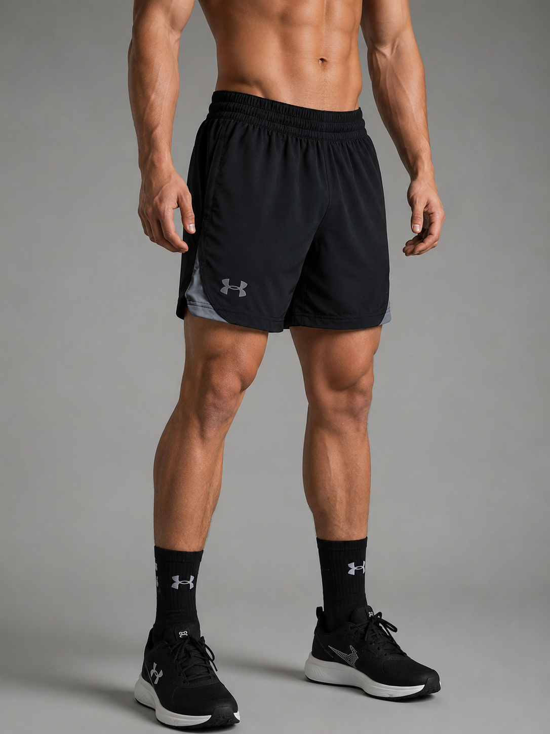 Pantaloneta Under Armour Negra Dri-FIT
