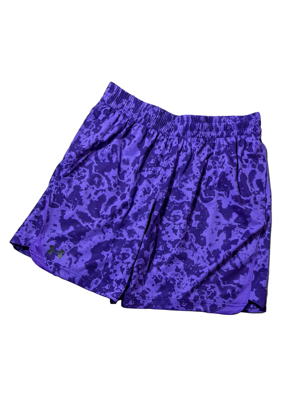 Pantaloneta Under Armour Morada Camuflada Dri-FIT