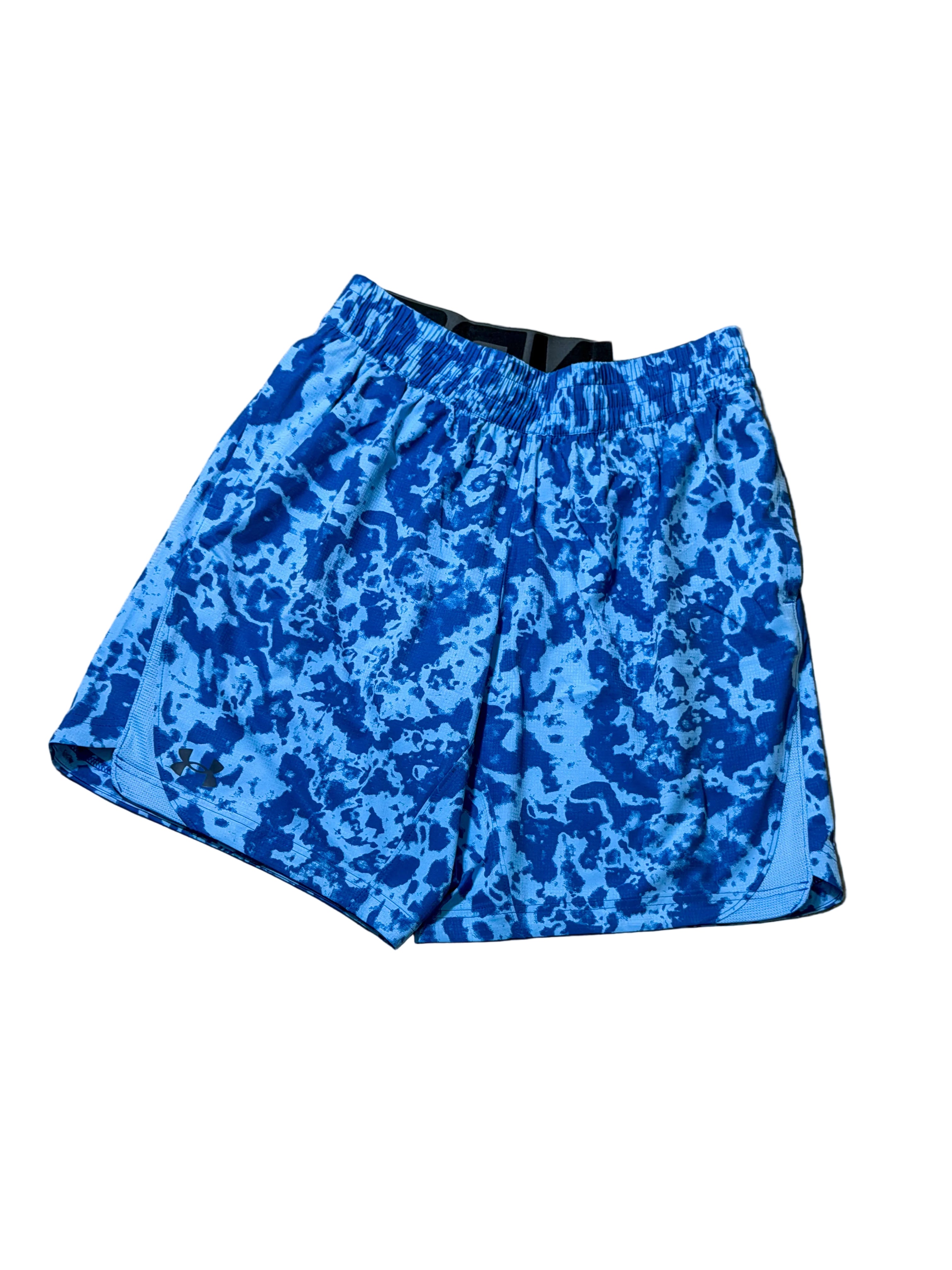 Pantaloneta Under Armour Azul Camuflada Dri-FIT