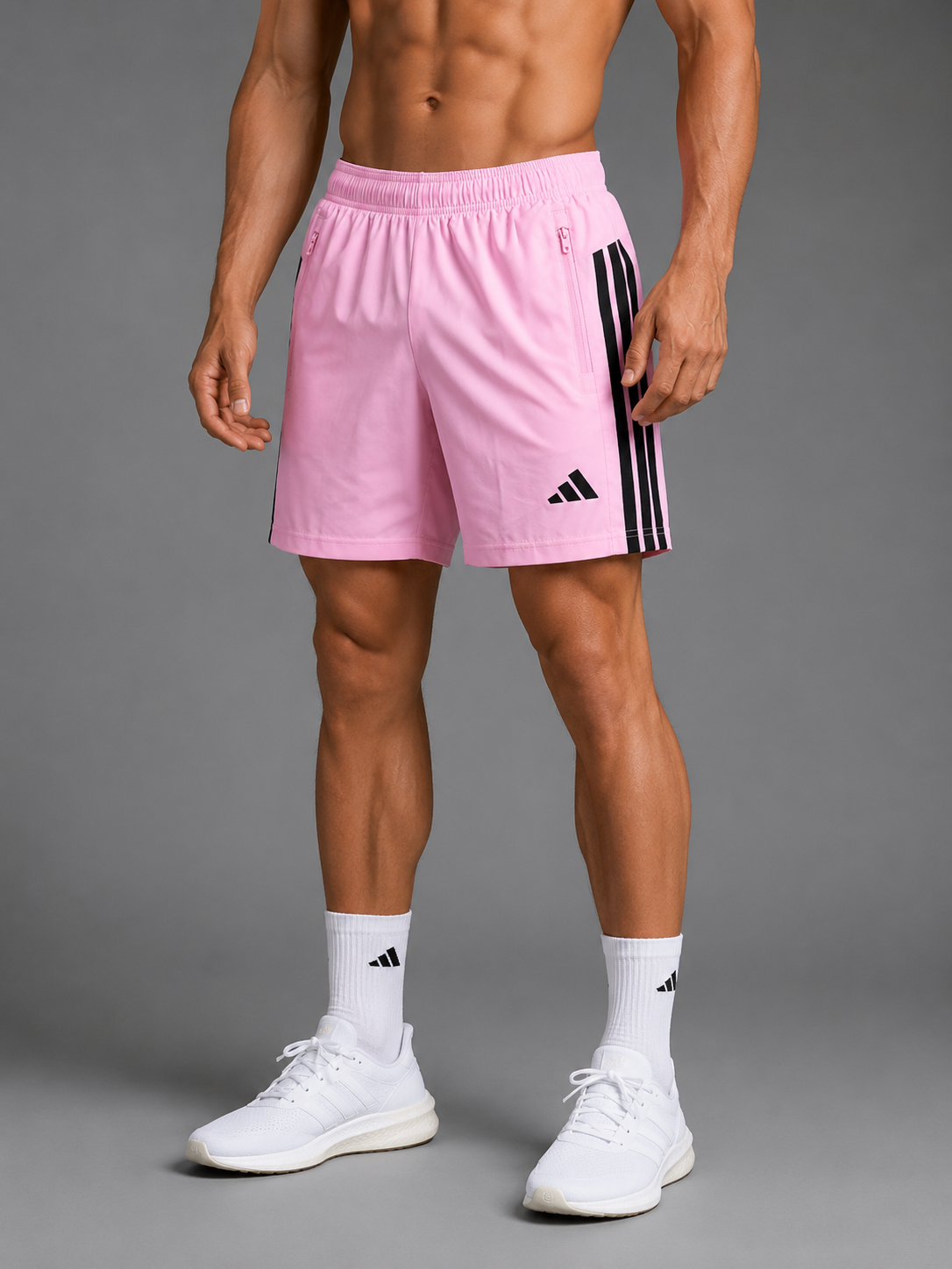 Pantaloneta Adidas Rosada Dri-FIT