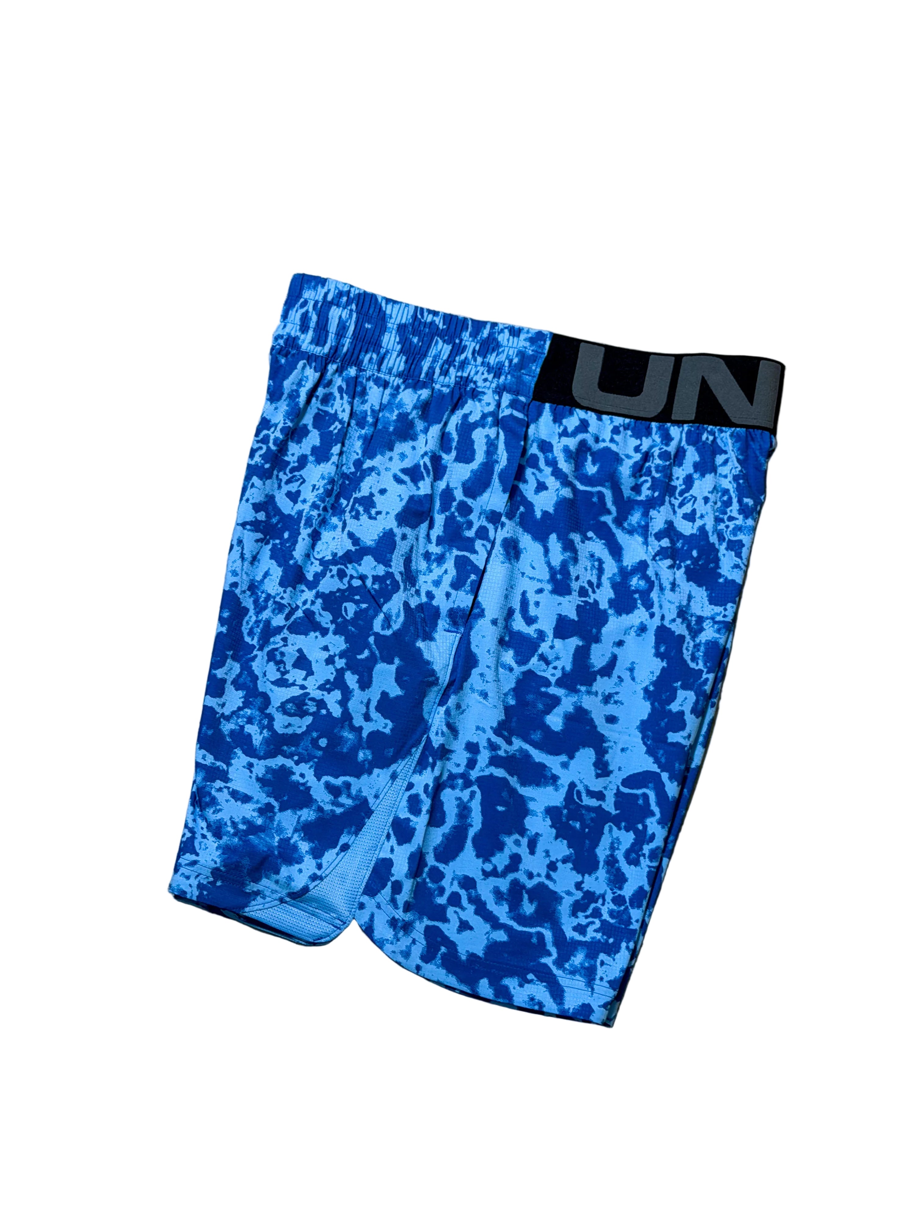 Pantaloneta Under Armour Azul Camuflada Dri-FIT