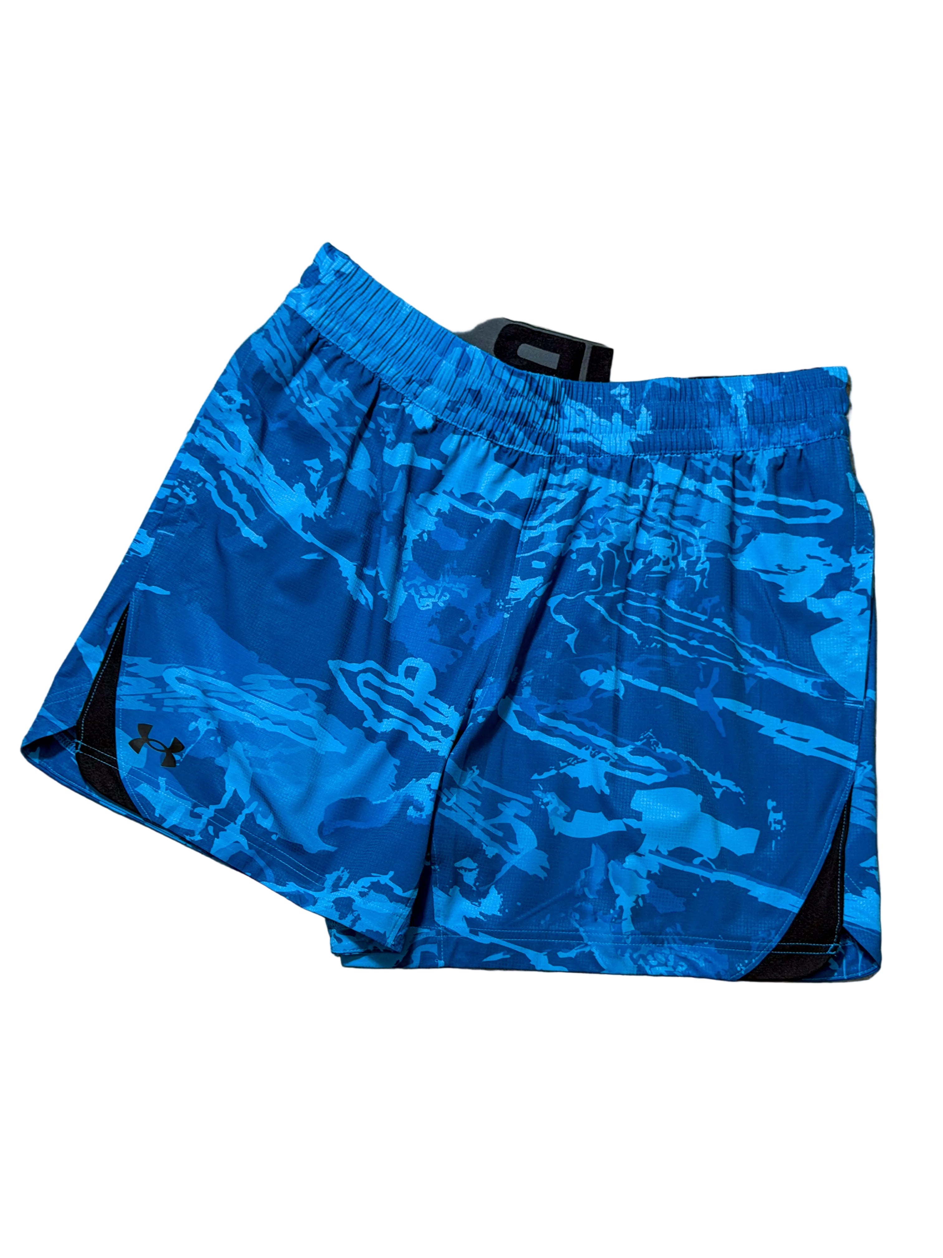Pantaloneta Under Armour Azul Camuflada Dri-FIT