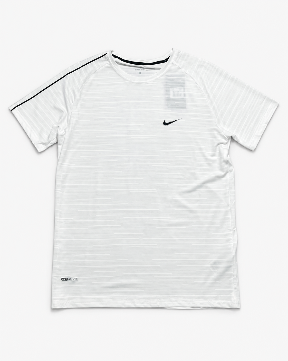 Camiseta Dri-FIT Nike Striped Blanca