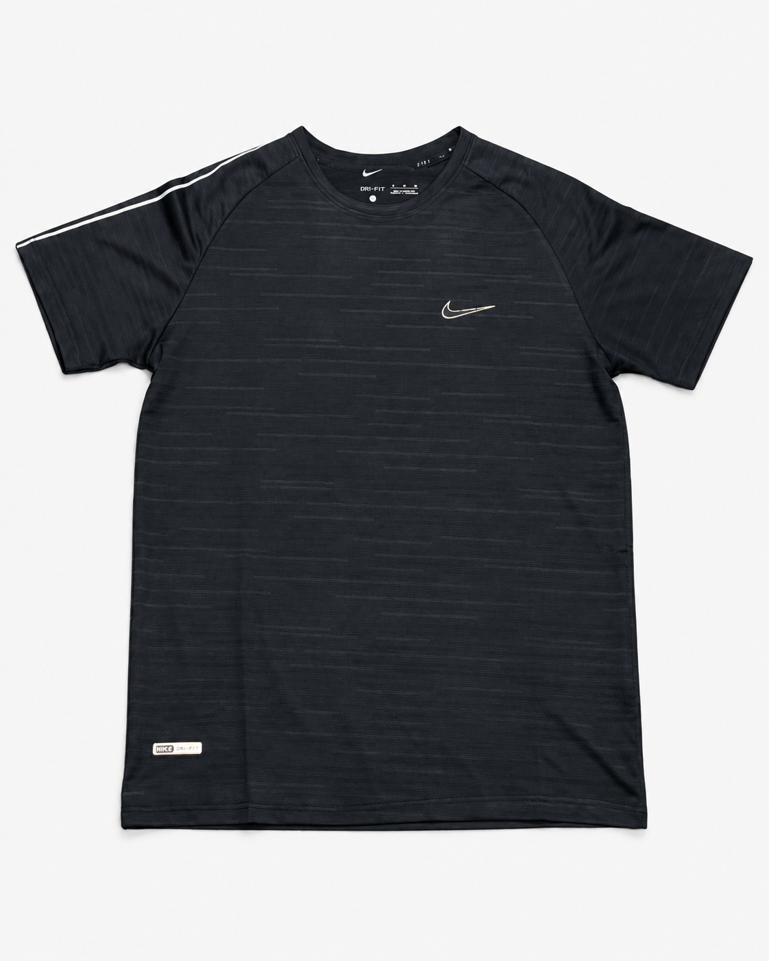 Camiseta Dri-FIT Nike Líneas Negra
