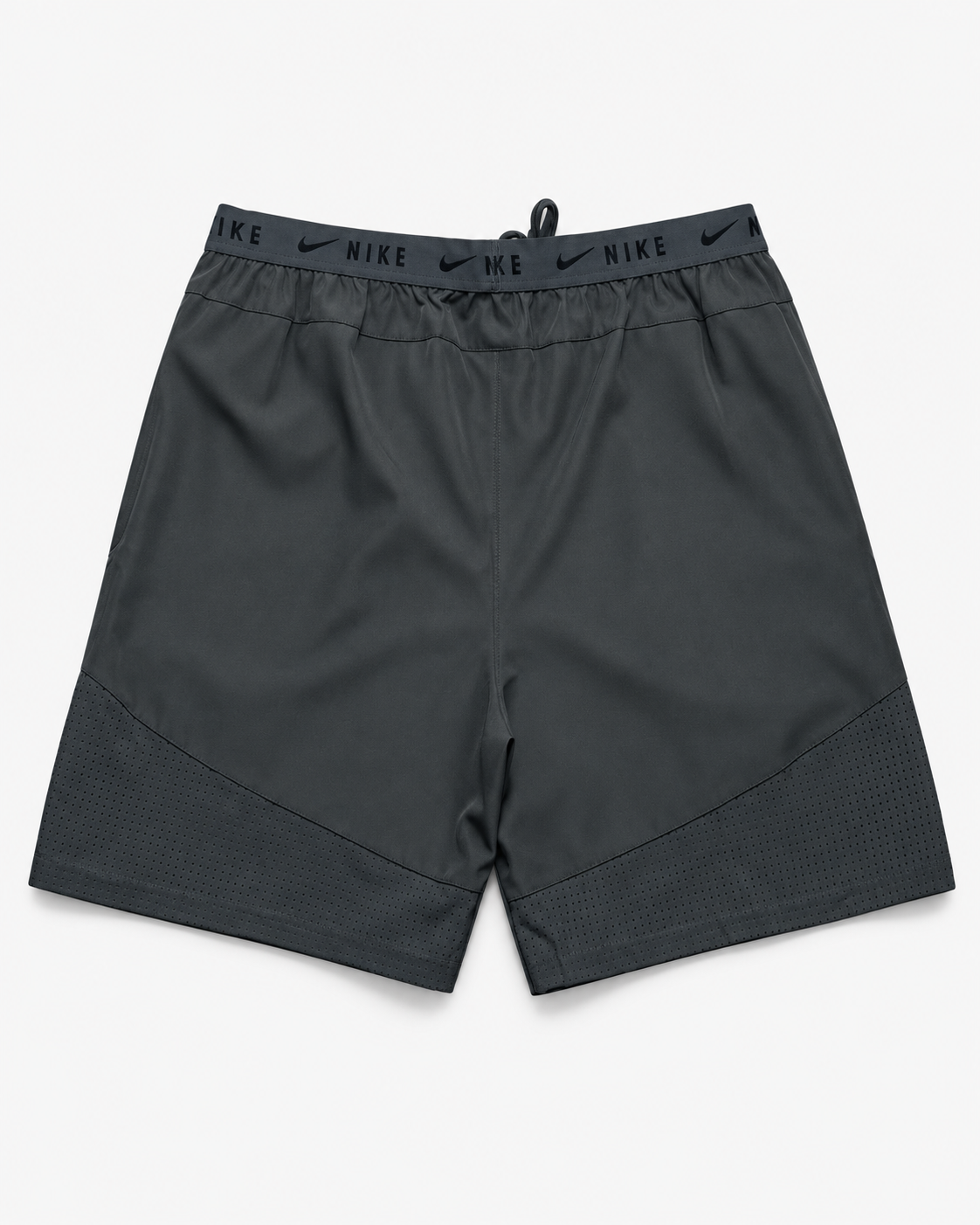 Pantaloneta Dri-Fit Nike Swoosh Gris Oscuro