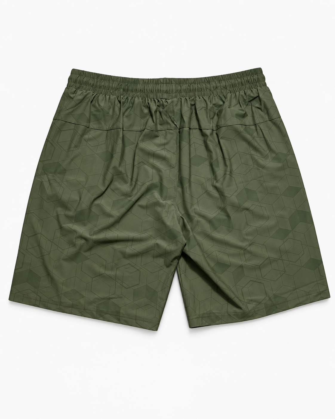 Pantaloneta Dri-Fit Under Armour Geométrica Verde Militar