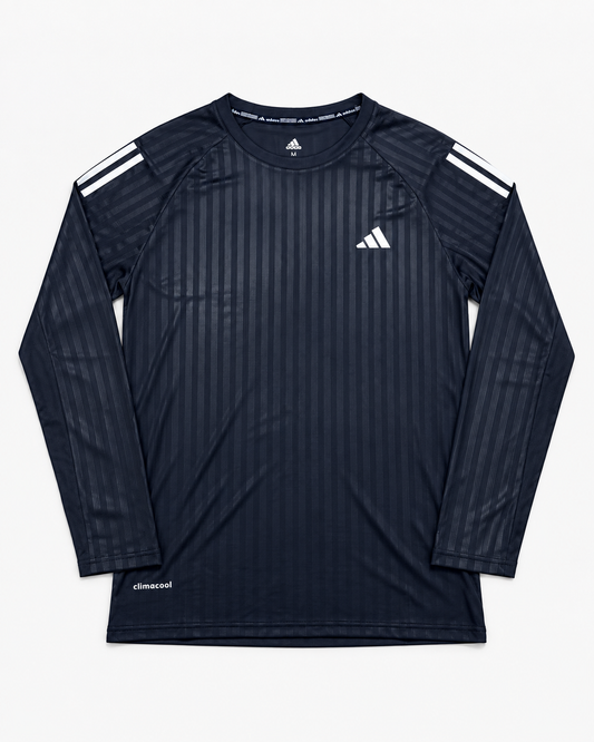 Camiseta Dri-FIT Adidas ClimaCool Manga Larga Negra