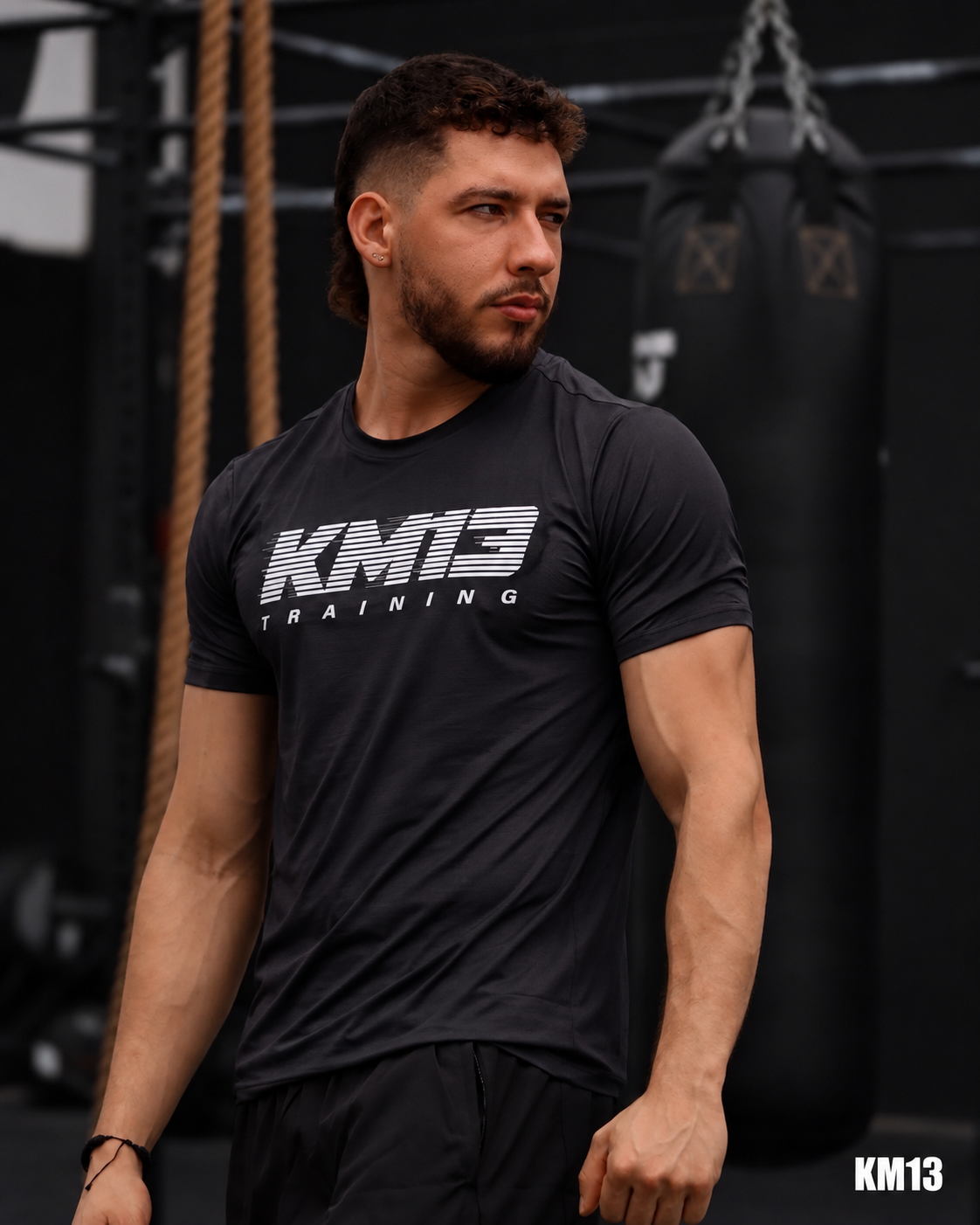Camiseta Dri-FIT KM13 Training Negra