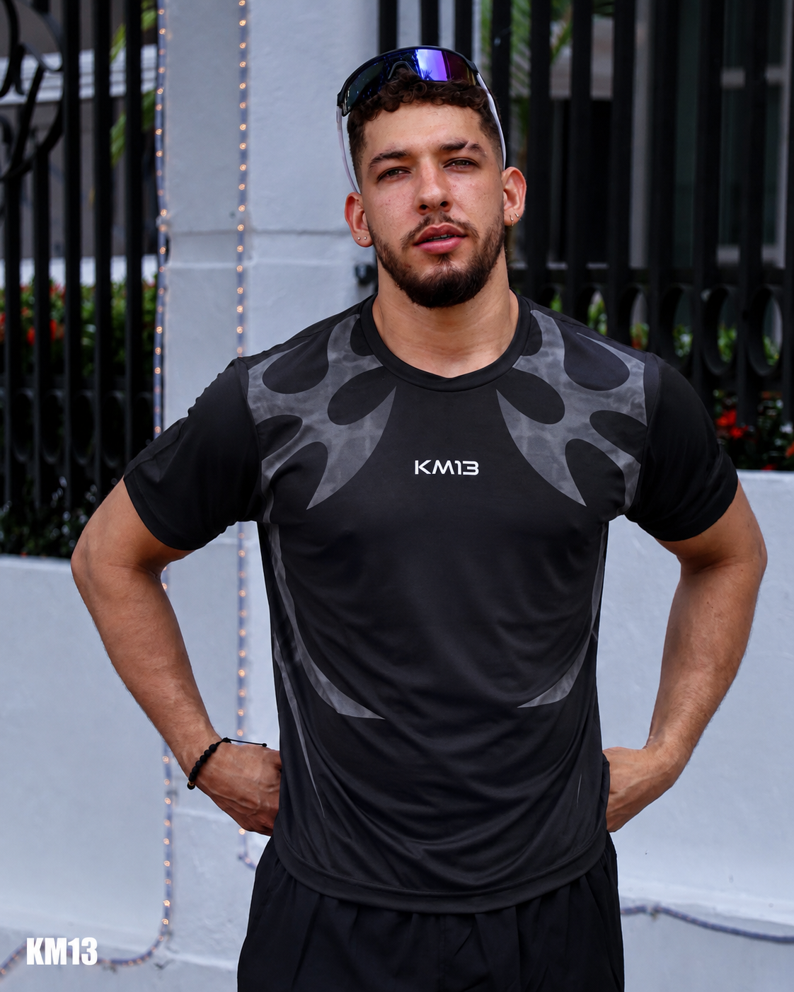 Camiseta Dri-FIT KM13 Move Focus Repeat Negra