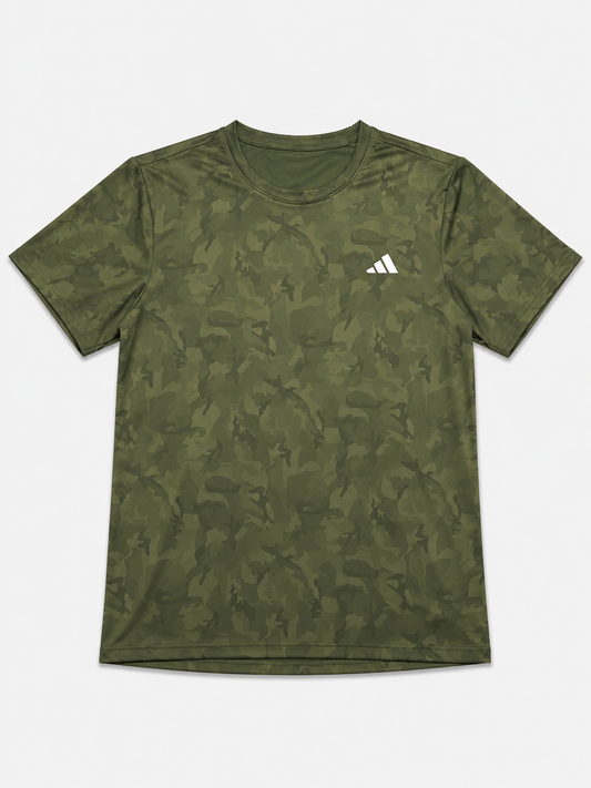 Camiseta Dri-FIT Adidas Camo Verde Oliva