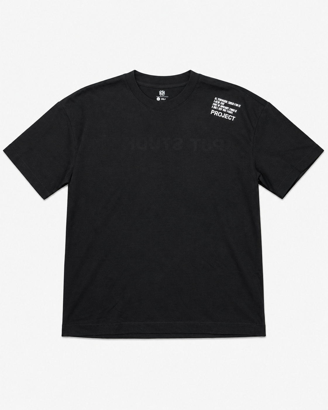 Camiseta Oversize KM13 PJT Studios Negra