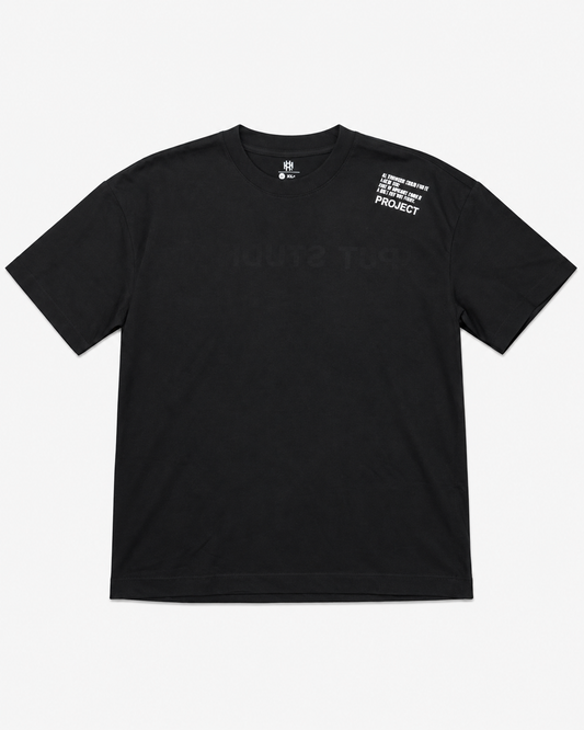 Camiseta Oversize KM13 PJT Studios Negra