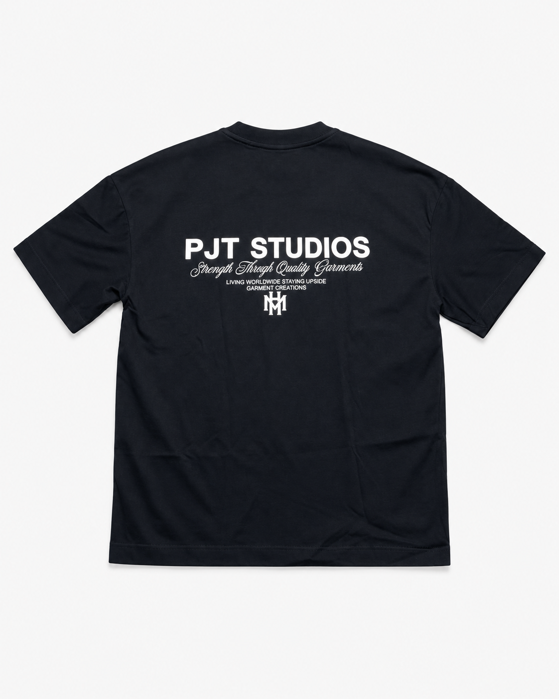 Camiseta Oversize KM13 PJT Studios Negra