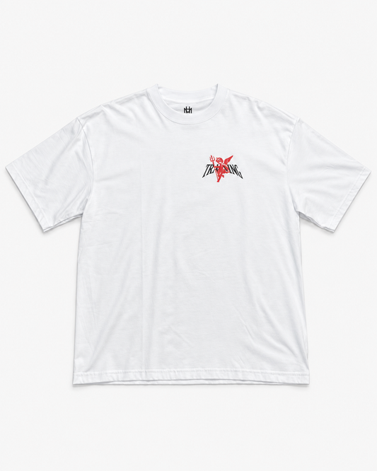 Camiseta Oversize KM13 Training Blanca