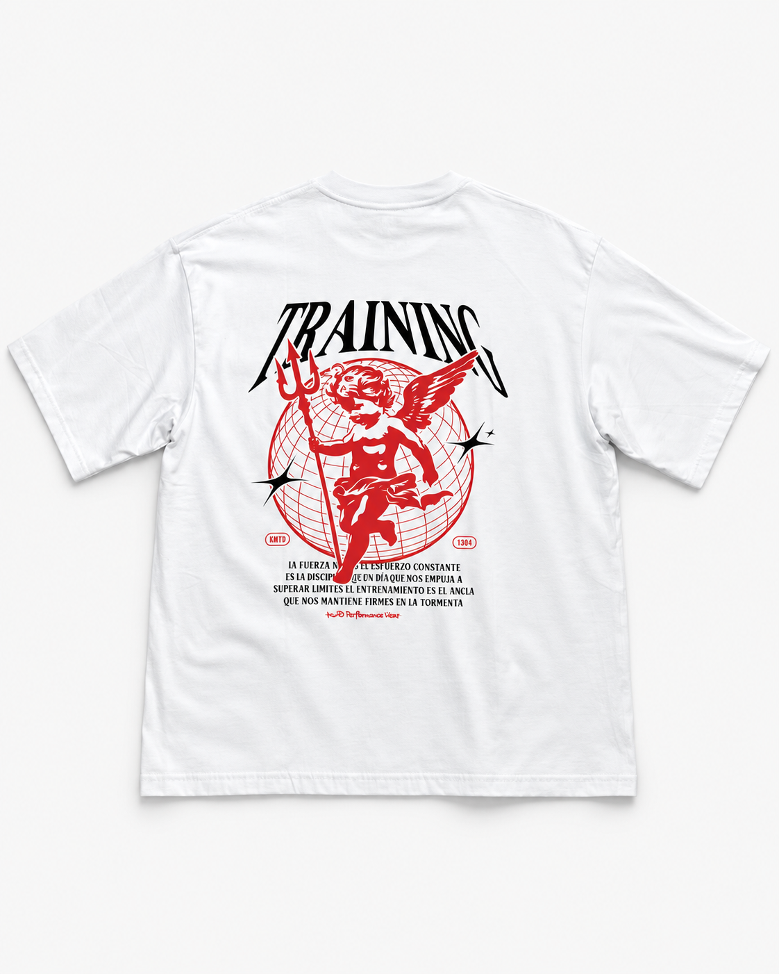 Camiseta Oversize KM13 Training Blanca