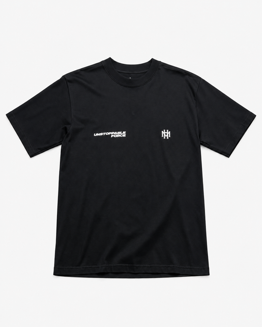 Camiseta Oversize KM13 Unstoppable Force Negra