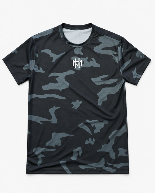 Camiseta Dri-FIT KM13 Camo Negra