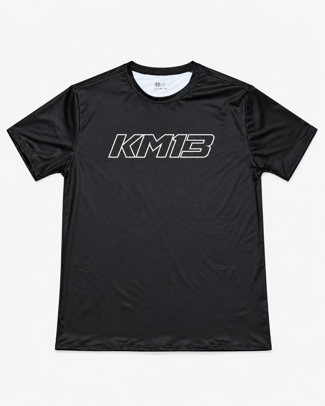 Camiseta Dri-FIT KM13 Outline Negra
