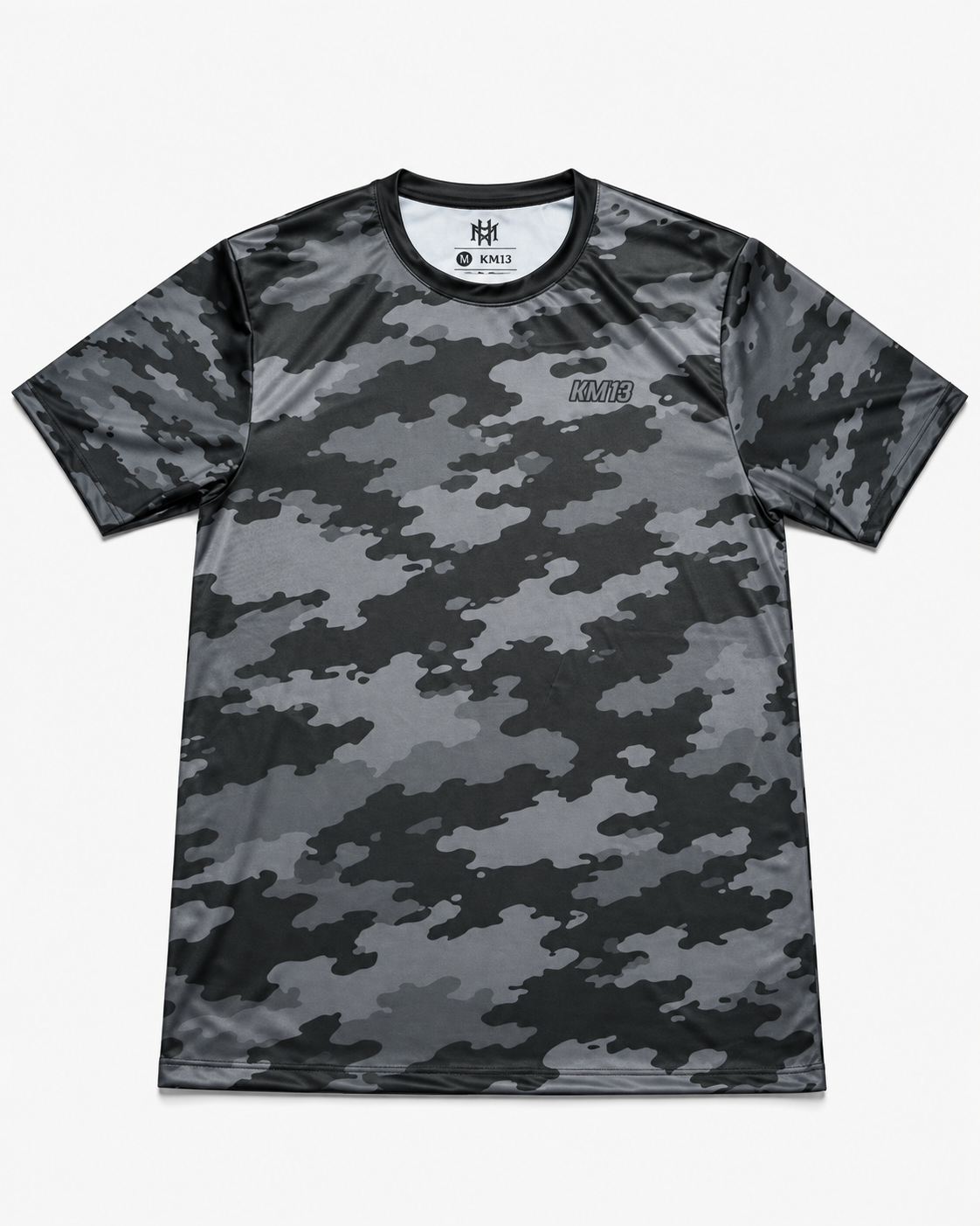 Camiseta Dri-FIT KM13 Camo Gris