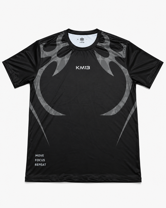 Camiseta Dri-FIT KM13 Move Focus Repeat Negra