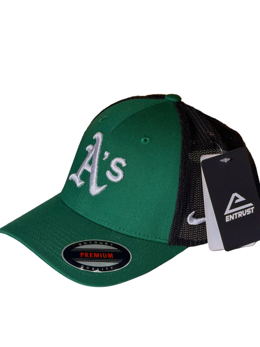 Gorra Trucker A’s Green Core
