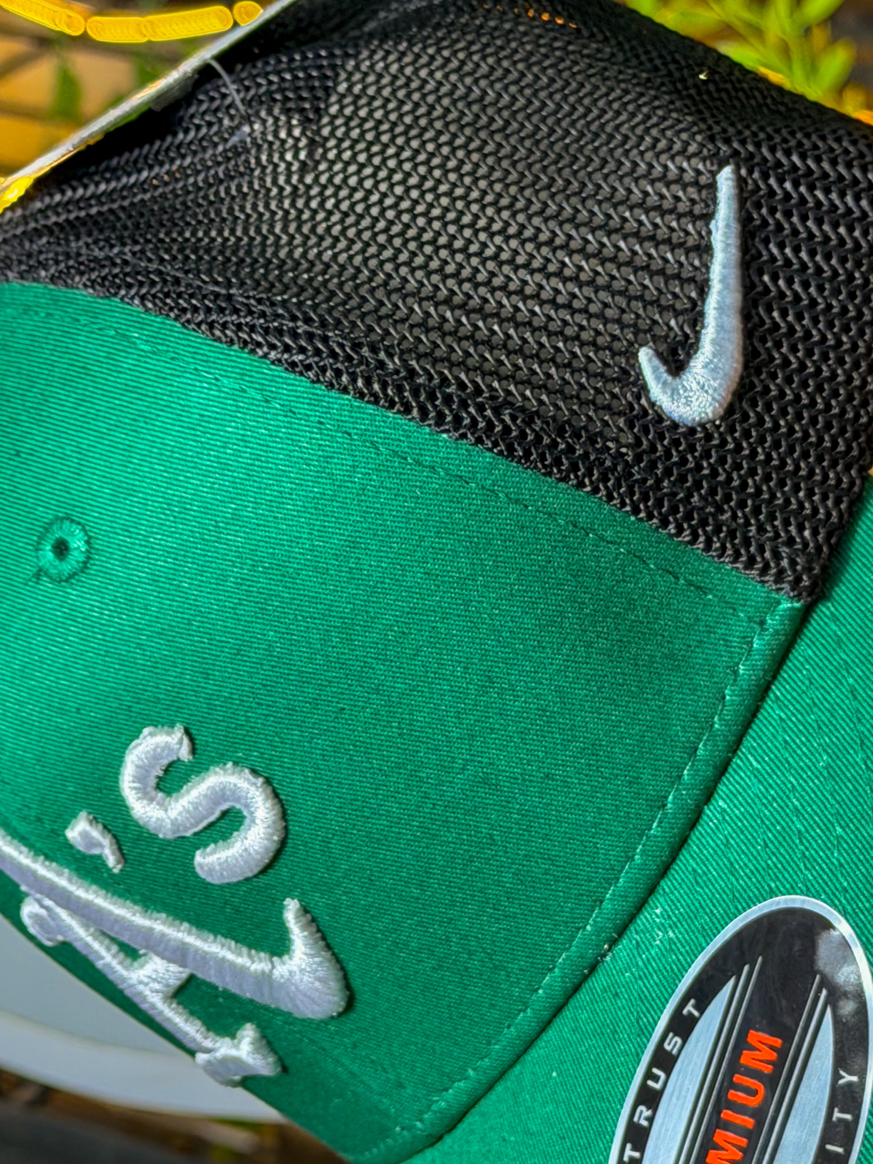 Gorra Trucker A’s Green Core