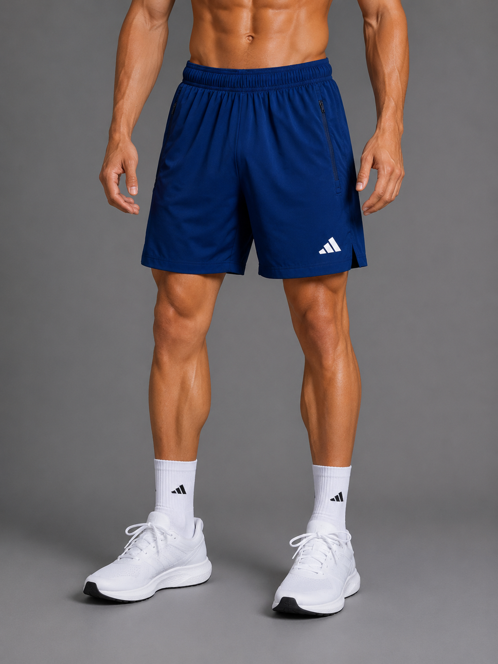 Pantaloneta Adidas Azul Dri-FIT