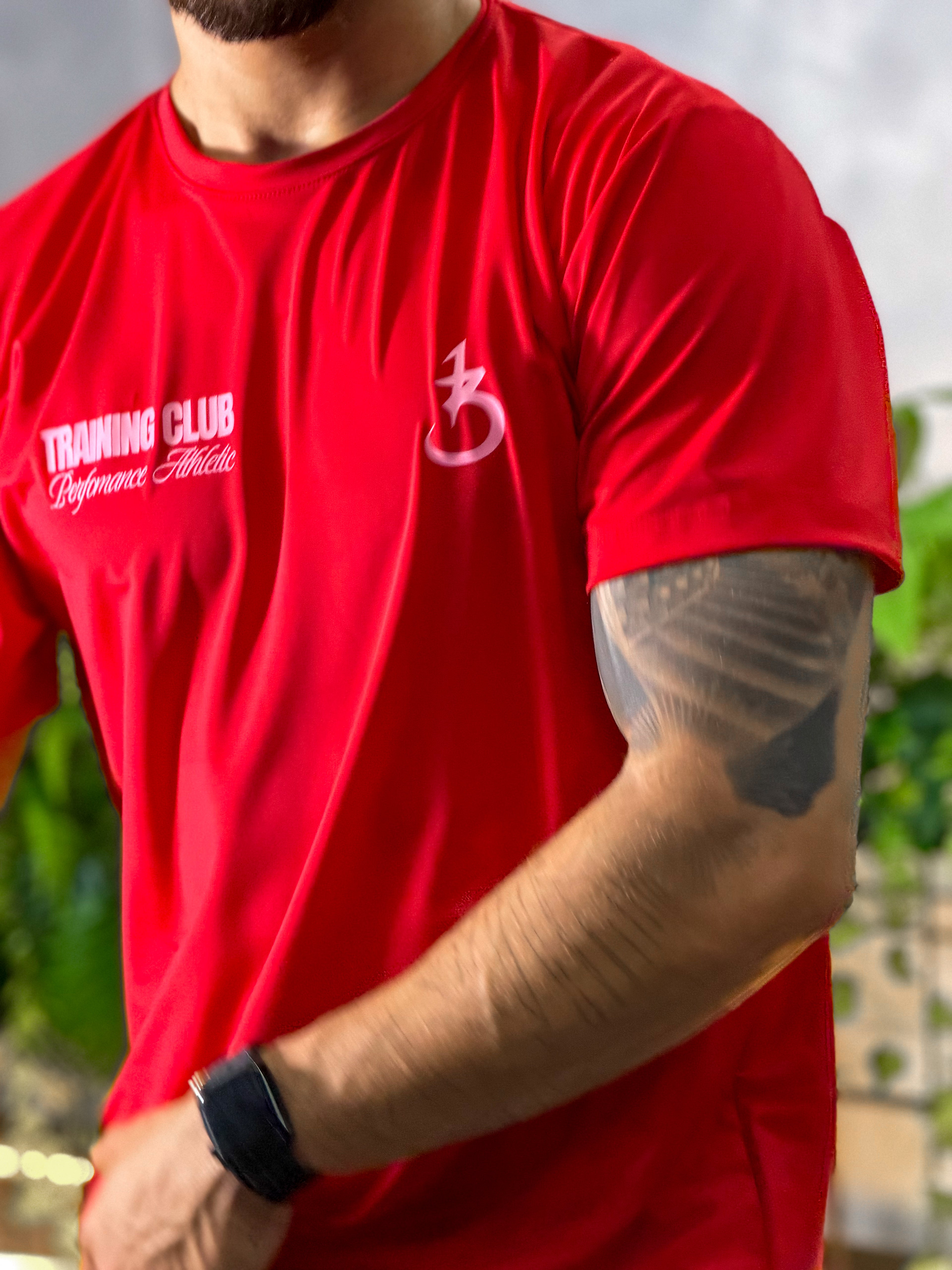 KM13 Training Club Performance Tee – Red