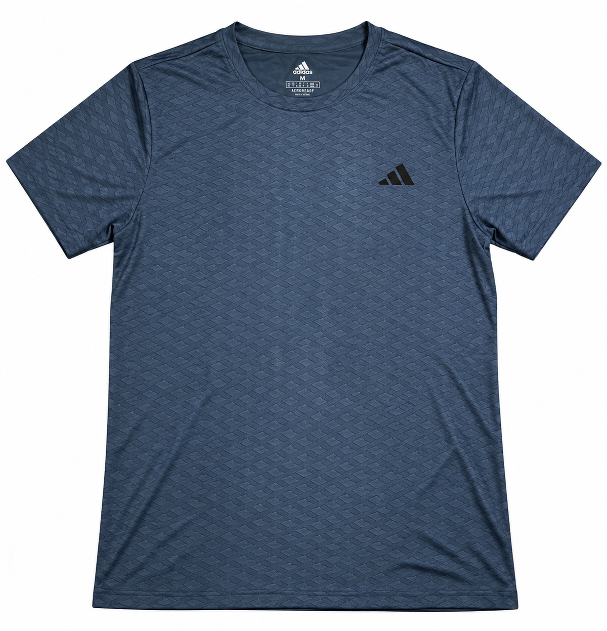 Camiseta Dri-FIT Adidas Textured Azul Oscuro