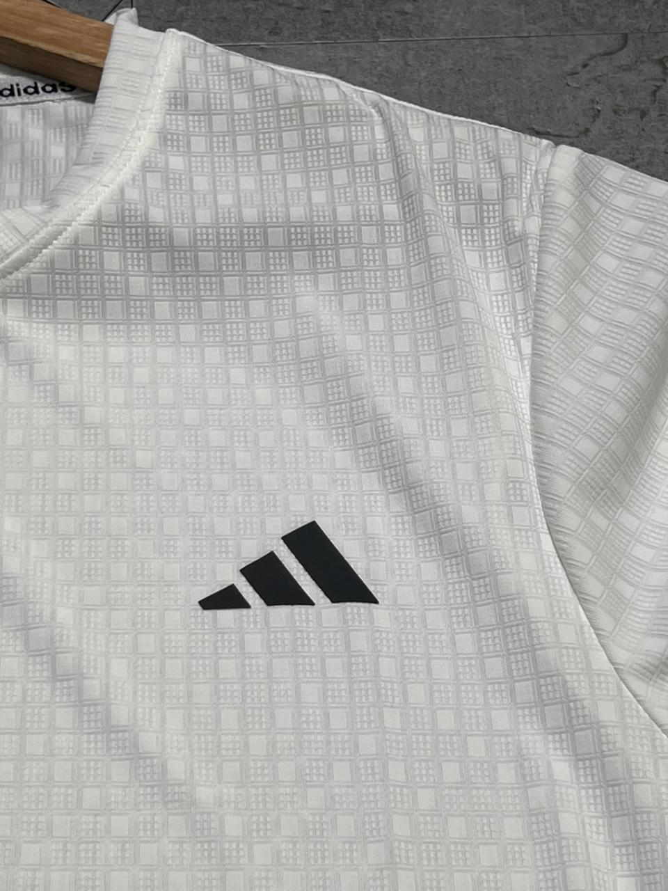 Camiseta Dri-Fit Adidas Polar Grid White