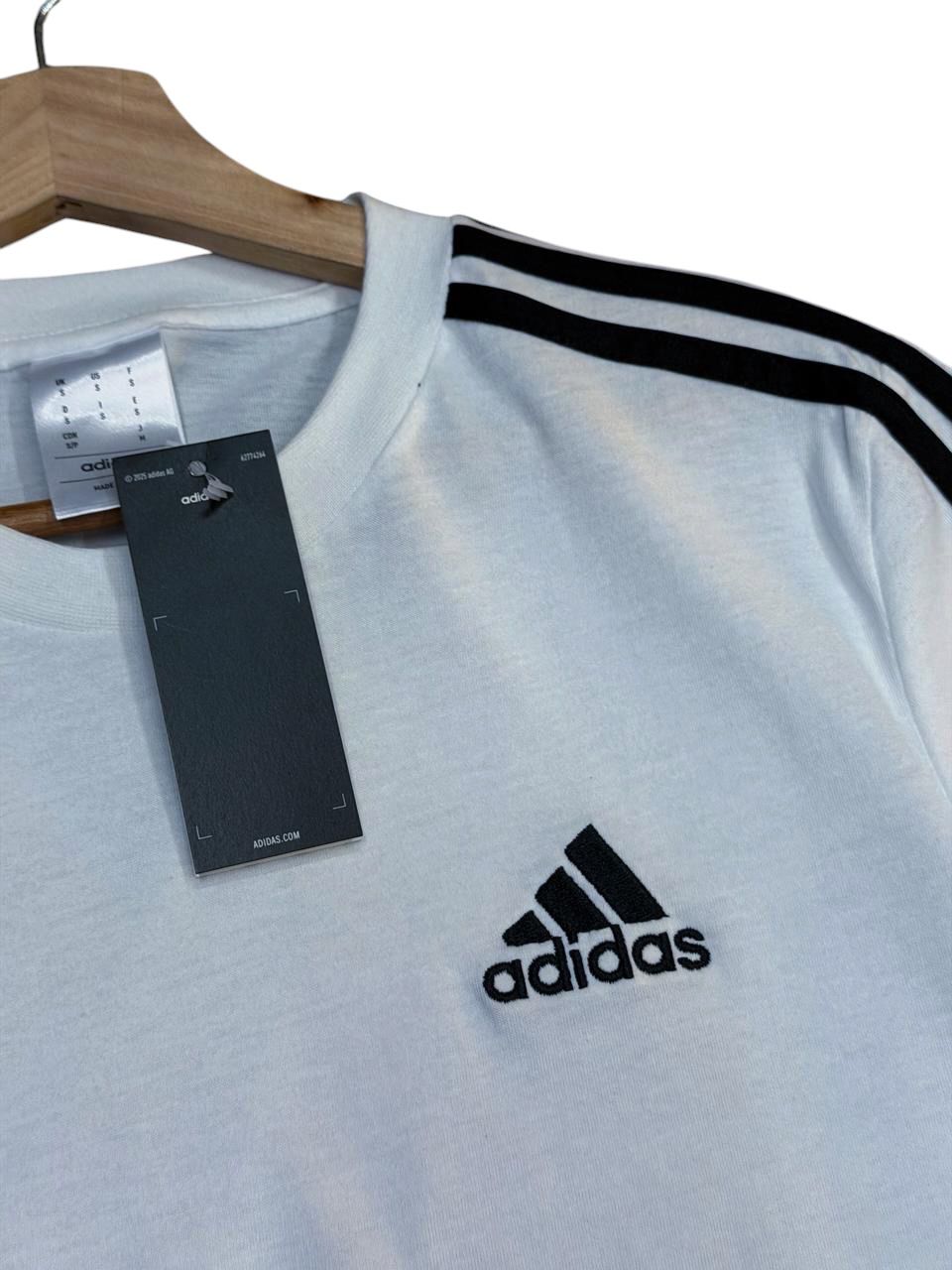 Camiseta Adidas Blanca 3 Rayas
