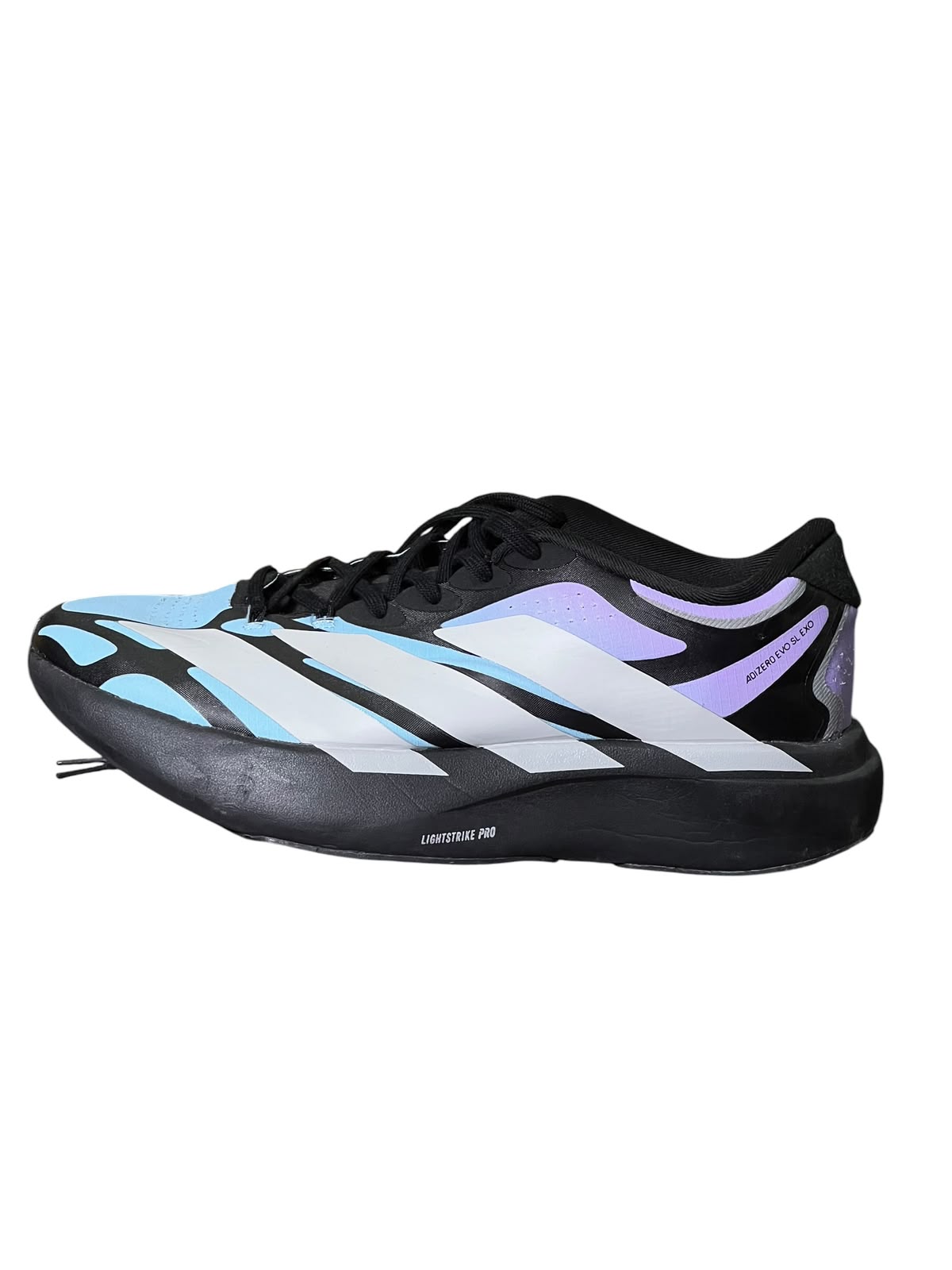 Zapatillas Adidas Adizero Evo SL Negro/Azul Claro/Lila