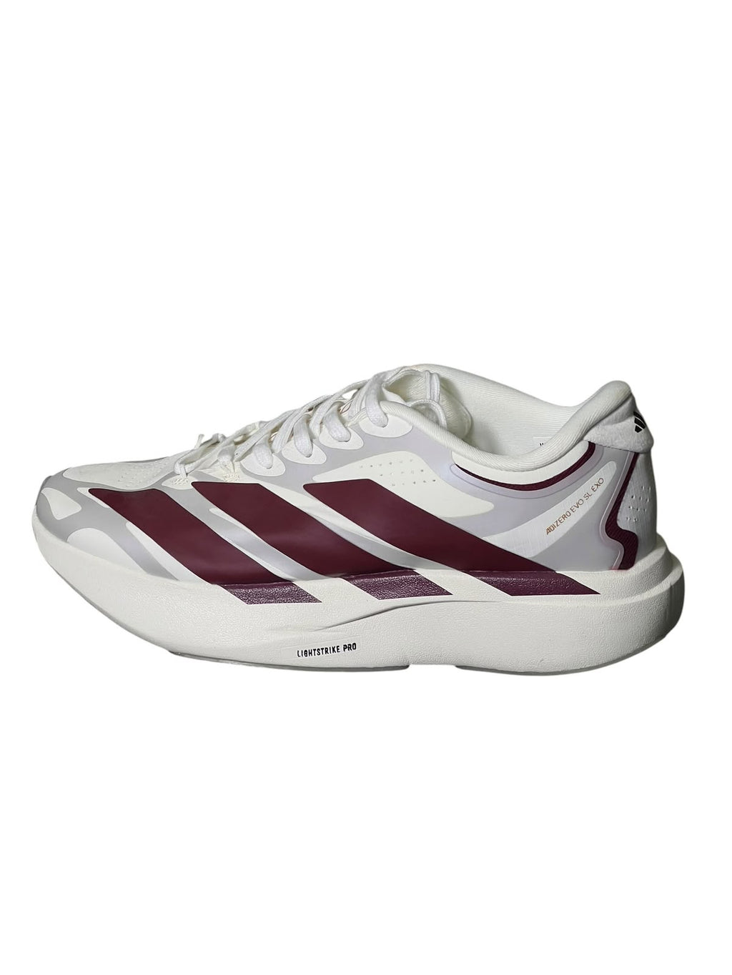 Zapatillas Adidas Adizero Evo SL Blanco/Vinotinto