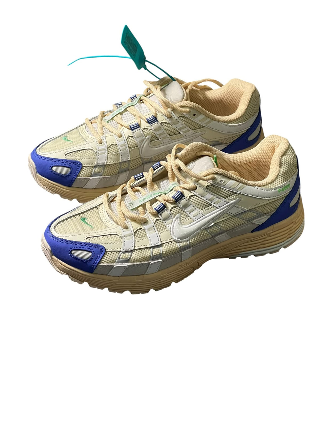 Zapatillas Nike P-6000 Crema/Azul