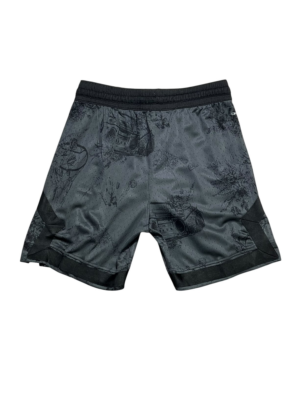 Pantaloneta Dri-FIT Jordan Basketball Gris Estampada