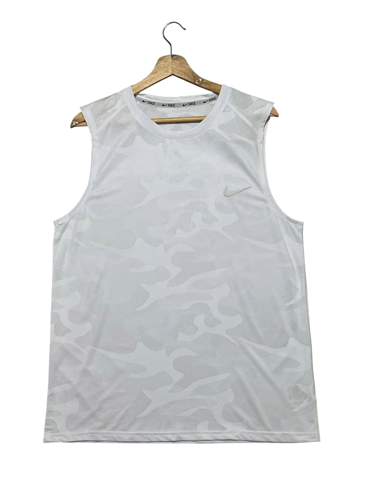 Camiseta Dri-FIT Nike Camo White Sleeveless